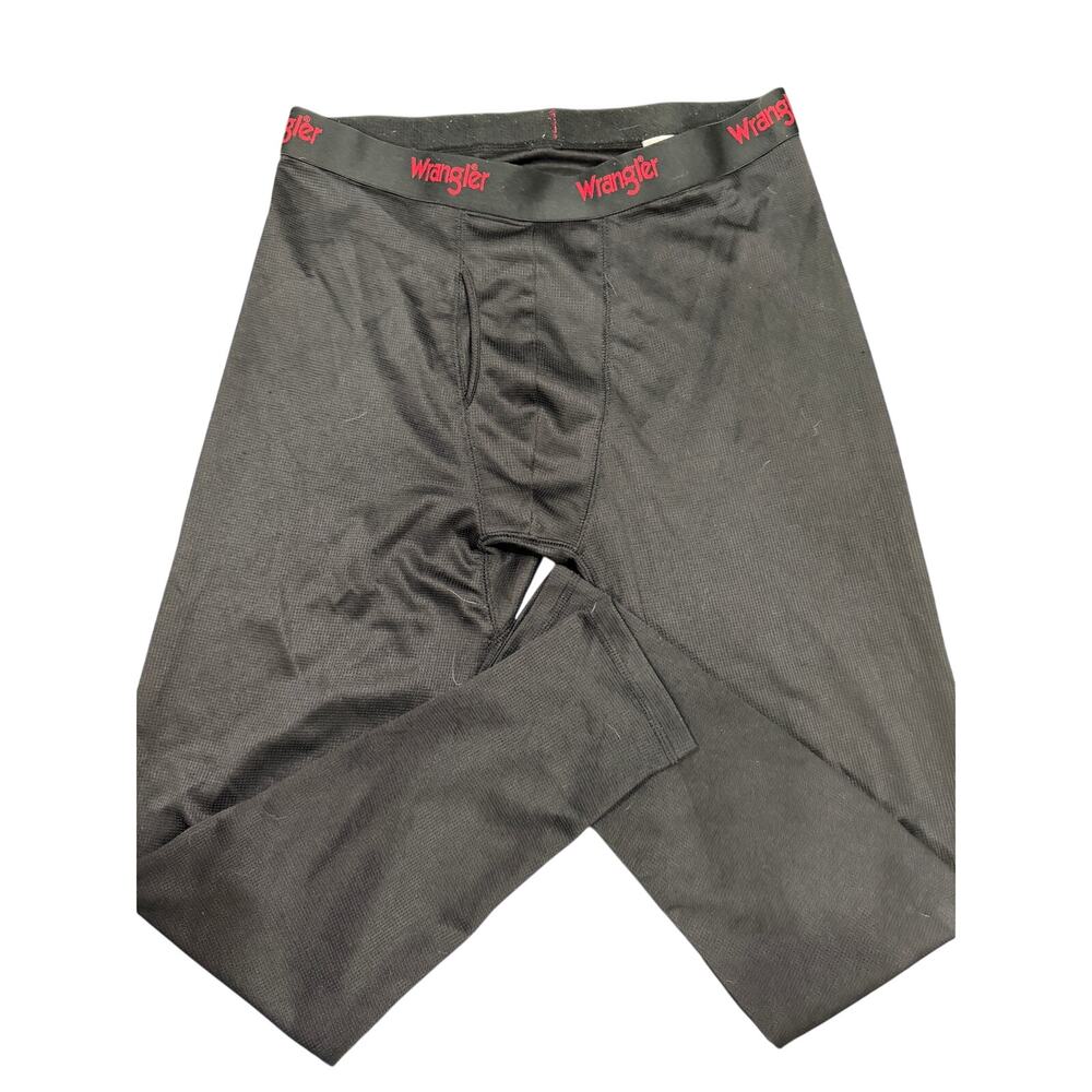 Wrangler Base Layer Pants - Black - Size Large